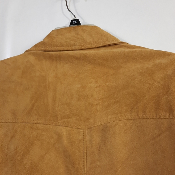 Haband Lion's Den 100% Genuine Leather Brown Men's Jacket Coat Size L Style 30A - Picture 7 of 14